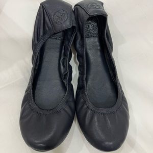 Tory Burch Eddie lambskin ballet flats.